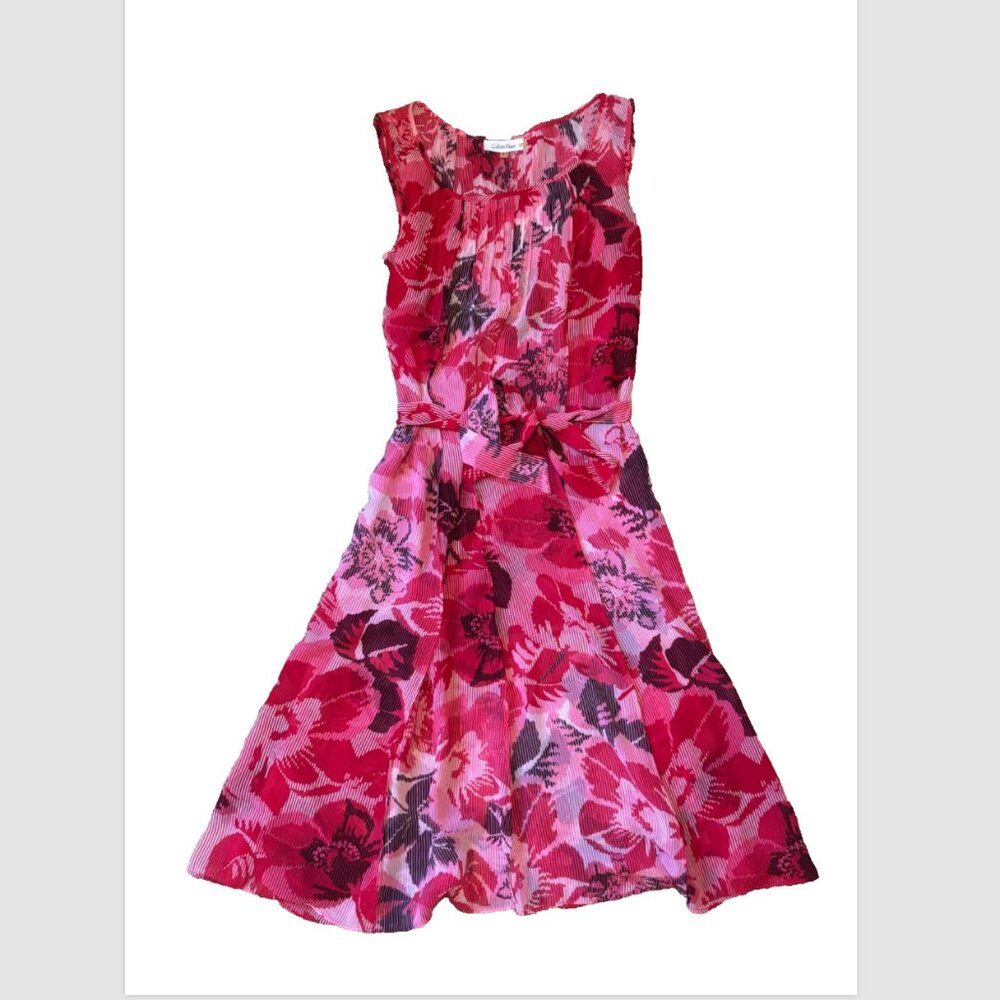 Calvin Klein Pink A-Line Sundress